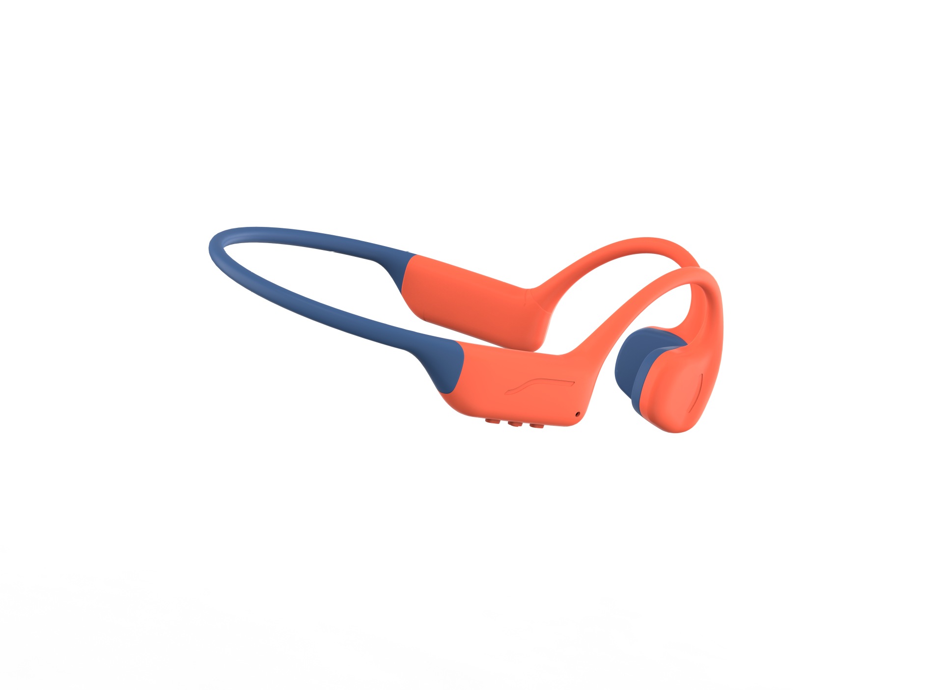 Orange and navy YS032 open-ear sport headset
